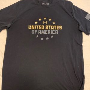 Under Armour Short Sleeve Heatgear Tee, Size Large